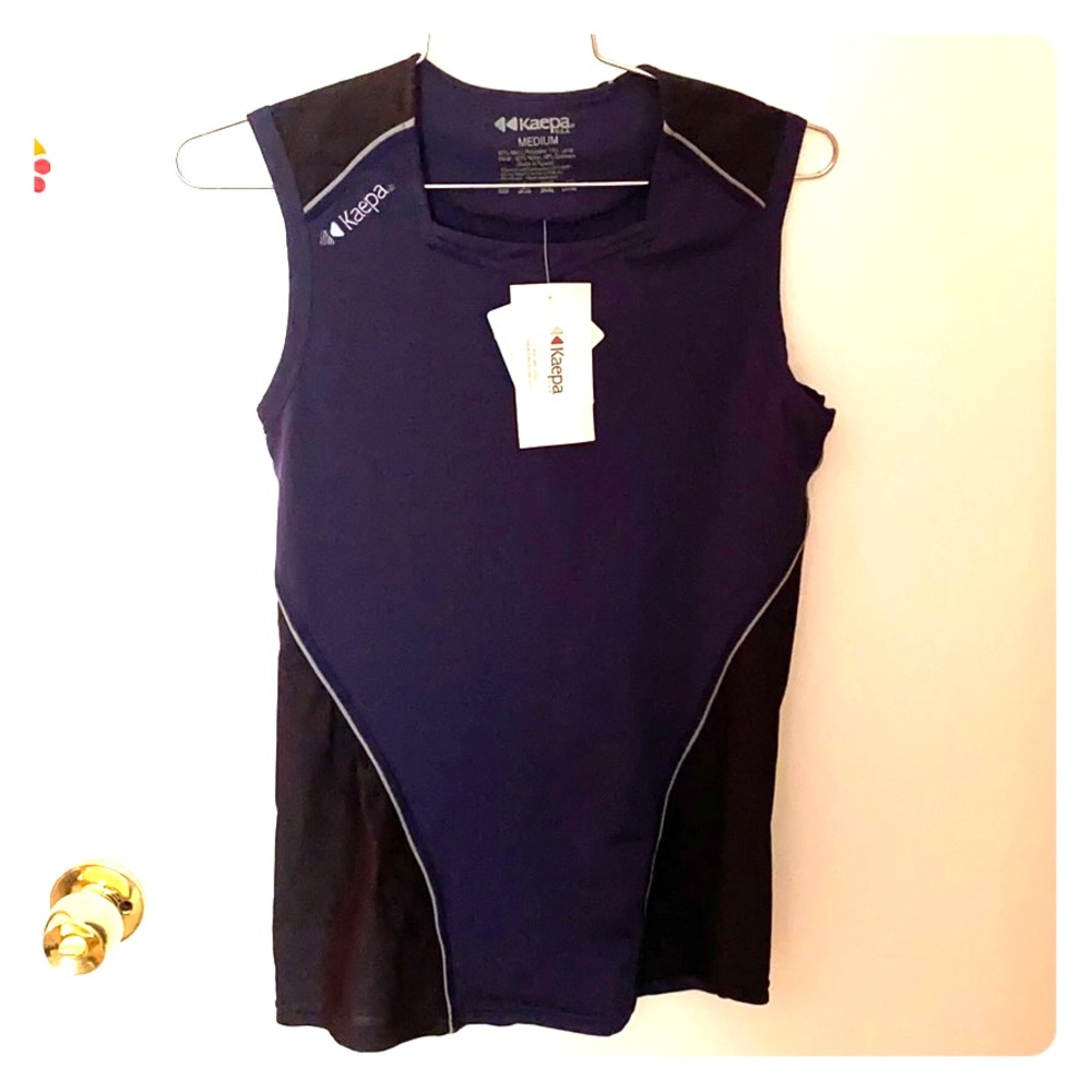 NWT Kaepa Tank Top with Mesh Detail